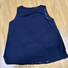 chocol raffine ノースリーブトップス ネイビー