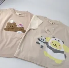 女の子　半袖　トップス　Ｔシャツ　セット　サンリオ　90