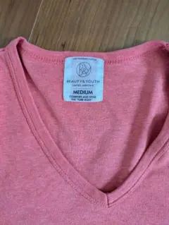 BEAUTY＆YOUTH　UNITEDARROWS　Tシャツ　ピンク　Mサイズ