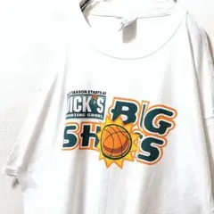 ギルダン ディックススポーティンググッズ ロゴ Tシャツ ホワイト白XL古着
