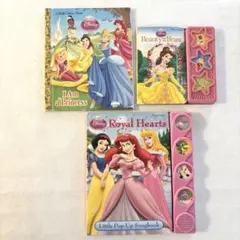 洋書英語絵本3冊セットディズニー プリンセスRoyal Hearts +2冊