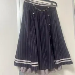アクシーズファム（axes femme）ひざ丈スカート　紫のサムネイル