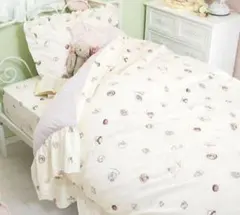 新品☆ 布団カバー 3点セット シングル カバーリング スイーツ柄