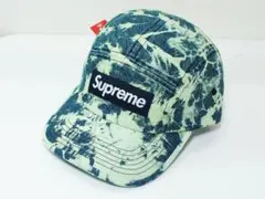 希少 新品 Supreme Denim Camp Cap Dyed Greenのサムネイル