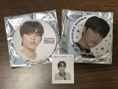 treasure ジョンウ　缶バッチ　Hello タワレコ　特典　ステッカー