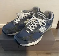 ●超お得●極美品●new balance●MR993 NV●D●27.0●made IN U.S.A.●NAVY 新作入荷，大人気 ニューバランス 993 USA製 ネイビー US8.5 26.5 D FX3