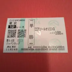 2025年最新】ジャパンカップ 馬券の人気アイテム - メルカリ