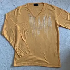 ✨未使用✨A.S.M. イエロー Vネック長袖カットソー