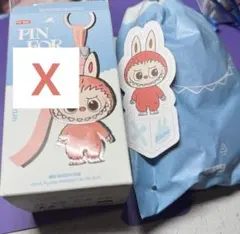 the monsters labubu pin for love シリーズ X