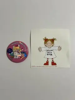 ハローキティ　コラボ缶バッチ