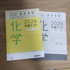 2026共通テスト化学 直前演習 進研学参　未使用