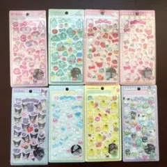 新品8点セットサンリオキャラクター シール ボンボンドロップシール シナモロール