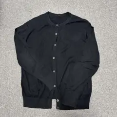 UNIQLOブラック 長袖カーディガン