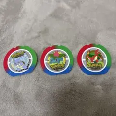 ポケパーク カントー ピンバッジ リザード、フシギソウ、カメール