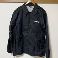 AA スラッシャー コラボ　コーチジャケット　ブラック　Sサイズ　ブラック 楽天市場】スラッシャー THRASHER MAG NYLON COACH JKT