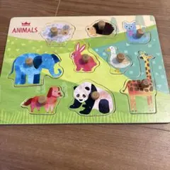 Ed.Inter 木のパズル ANIMALS 知育玩具