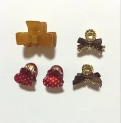 ミニクリップ　ヘアアクセサリー　ヘアクリップ