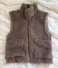 GU カーリーフリースジップベスト