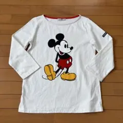 RODEO CROWNS ミッキー トップス (S) ロデオクラウンズ 七分袖