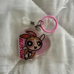 パワーパフガールズ　ブロッサム めじるしチャーム　PLAZA