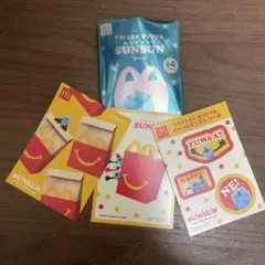 パペットスンスン シール　D マクドナルド　ハッピーセット