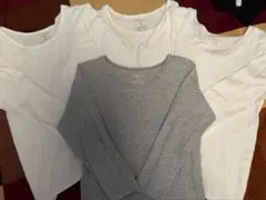 【中古品】ベルメゾン ホットコット 長袖4枚セット 肌着 120サイズ