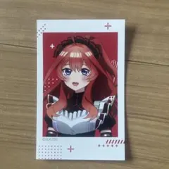 五等分の花嫁 ごと花 チェキ カード 五月 いつき