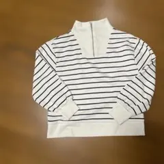 ZARAキッズ　ハーフジップスウェット