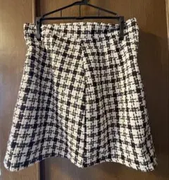 『春物処分』 チェック柄ミニスカート キュロット