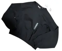 新品タグ付き UNIQLO U スウェットクルーネックシャツ ブラック Mサイズ