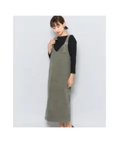 SENSE OF PLACE コーデュロイ　ジャンパースカートのサムネイル