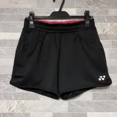 YONEX 쇼츠 여성 바지 블랙 핑크 사이즈 O