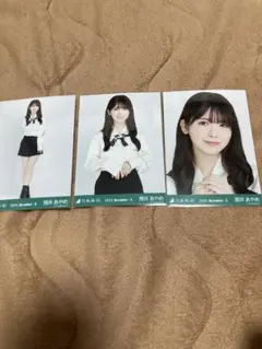乃木坂46 生写真 筒井あやめ スカーフ 3種　コンプ