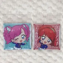 アイカツ　シールウエハース　にふぉるめーしょん 天羽まどか　紅林珠璃　N