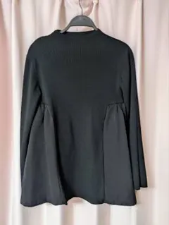 OPAQUE.CLIP ドッキングフレアシルエットニット