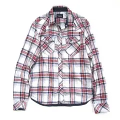 【NICOLE CLUB】ニコル　チェック　コットンシャツ　0199