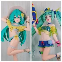 初音ミク スプラッシュパレード&Luminasta 夏 水着フィギュア2種セット