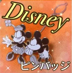 ミッキー&ミニー　ピンバッジ