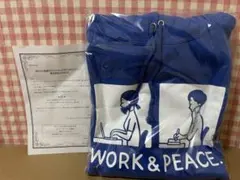 未使用　懸賞品　WORK&PEACE オリジナルパーカー　BRUTUS 監修