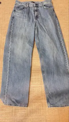 UNIQLO ワイドストレートジーンズ　ブルー29