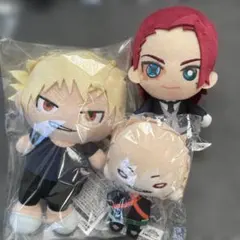 爆豪勝己　僕のヒーローアカデミア　ドンキ　おすわりぬいぐるみ にとたん