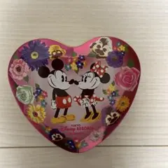東京ディズニーリゾート ミッキー ミニー ハート型缶