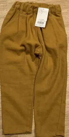 【新品未使用】branshes パンツ　綿100% マスタード　120cm