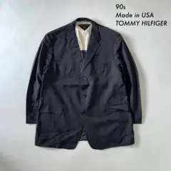 90s TOMMY HILFIGER USA製ウールテーラードジャケットブレザーのサムネイル