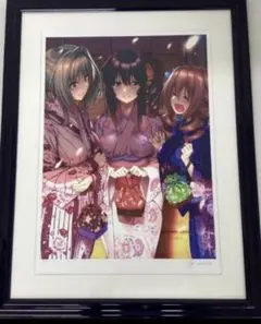 アールビバン 版画 緋色雪 まいあがる - メルカリ