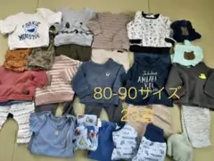 値下げ★80-90サイズ 28点　腹巻きつきパジャマ、GAPユニクロプティマイン