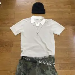 HanGTen ポロシャツ　Tシャツ　t-shirt ベージュMのサムネイル