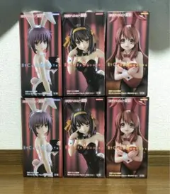 涼宮ハルヒの憂鬱 BiCute Bunnies フィギュア 6体まとめ売り