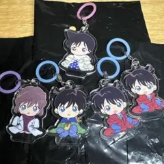 名探偵コナン ふらっとめじるしアクセサリー　ちぢませ隊　まとめ売り