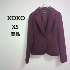 XOXO バーガンディ テーラードジャケット XS